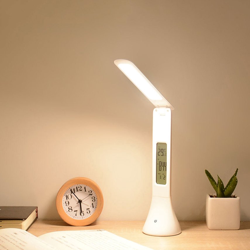 table lamp with alarm clock
