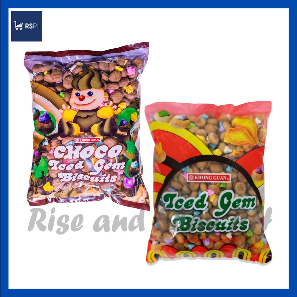 Khong Guan Iced Gem Original/Choco 500g Shopee Philippines