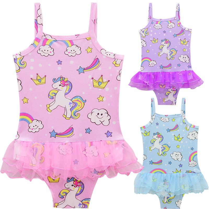 unicorn tutu swimsuit