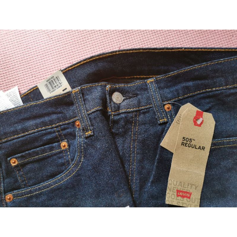 levis 505 tan jeans