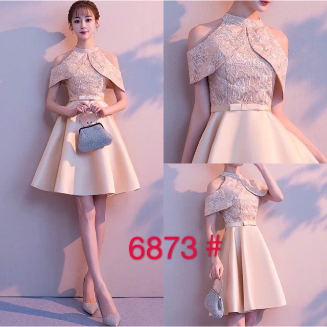 Off Shoulder Formal Cocktail Dress Shopee Philippines
