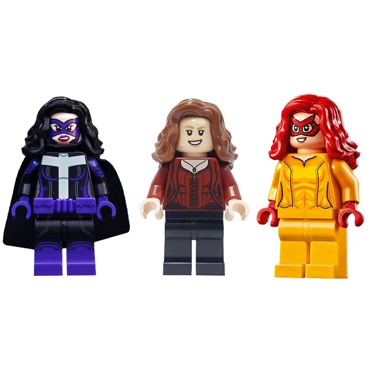 Lego Over Shoulder Female Hair x 1 White for Minifigure 