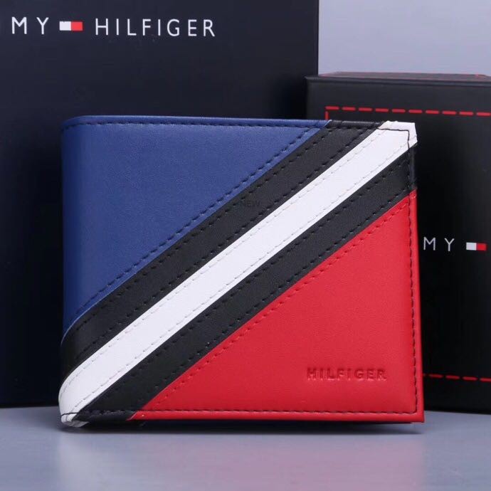 Tommy Hilfiger / Tommy Hilfiger men's leather coin purse high quality casual wild men's wallet