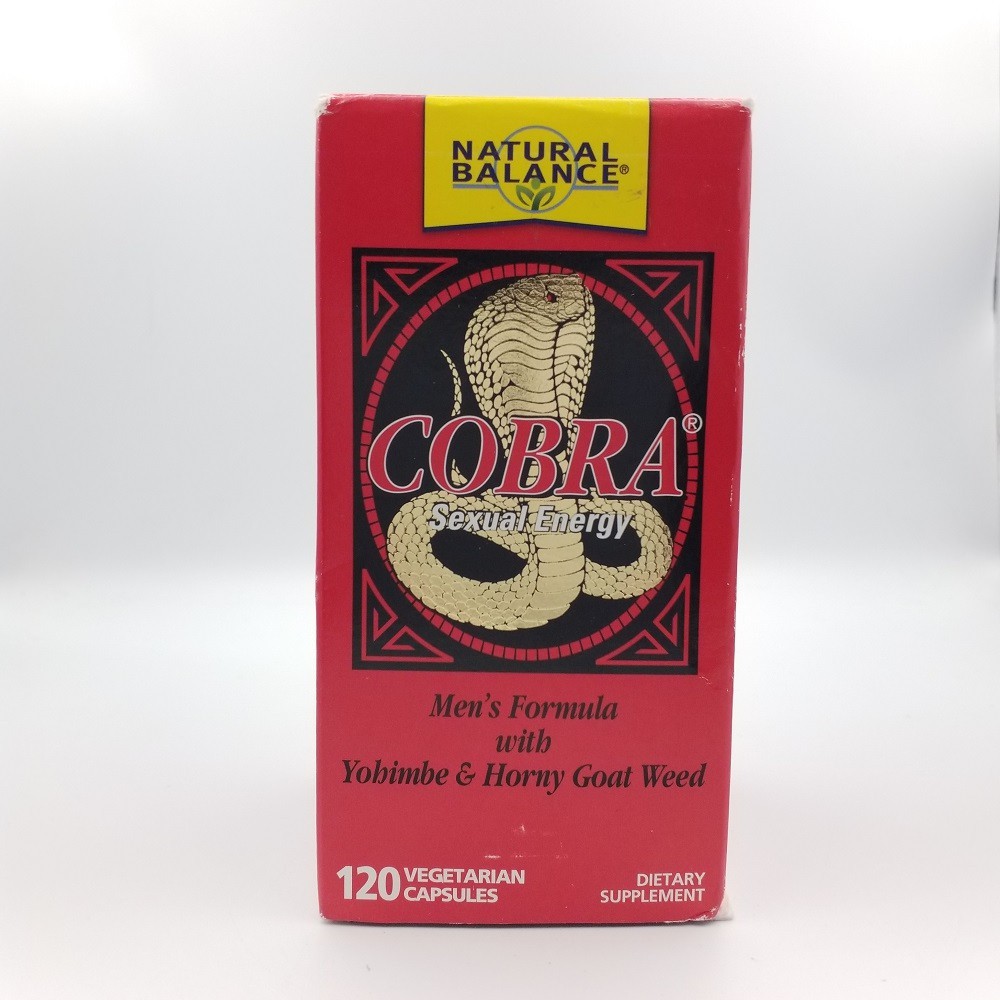 Natural Balance Cobra Sexual Energy With Saw Palmetto 120 Veg Capsule 3850