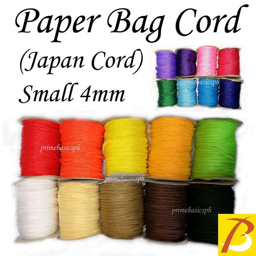 36 Yards Paper Bag Cord Japan Cord Nylon Macrame Small 4mm String Bag