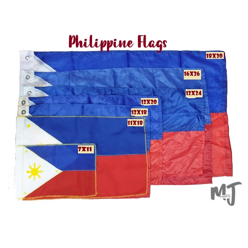 Standard Size Of Philippine Flag In Cm