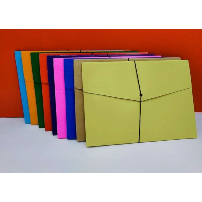 COD 10 pcs Long Expanded Porfolio Envelope Assorted W/Garter Shopee Philippines