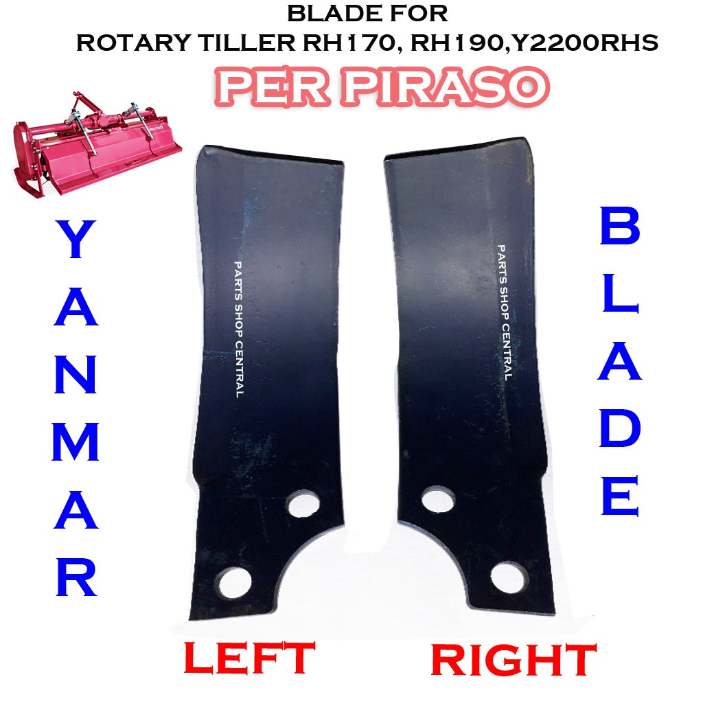 Heavy Duty Rotovator Blade for Yanmar Tractor ROTARY TILLER RH170