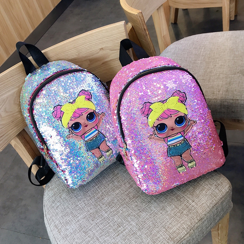 lol backpack sequin