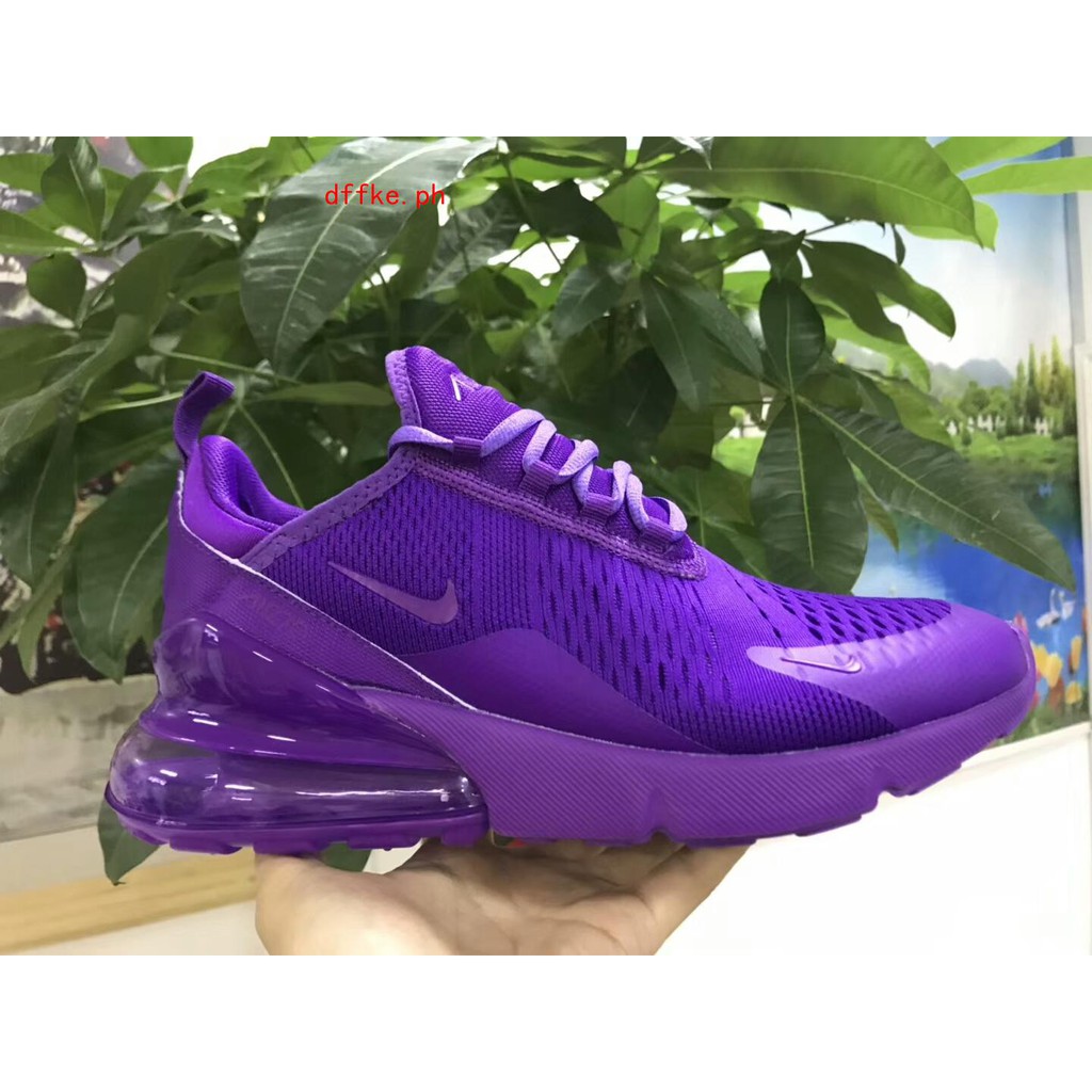 purple and teal air max 270