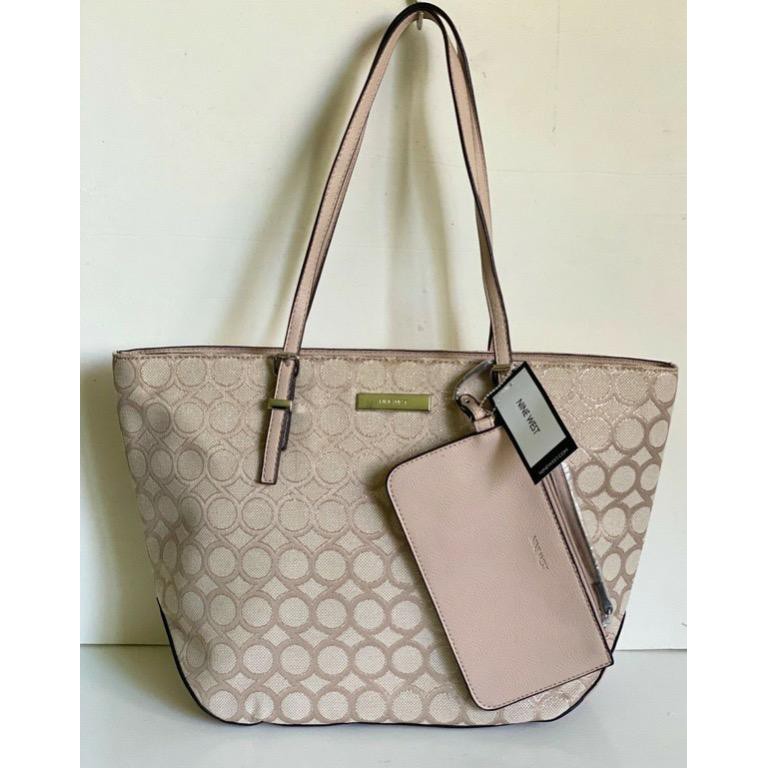 nine west gold bag