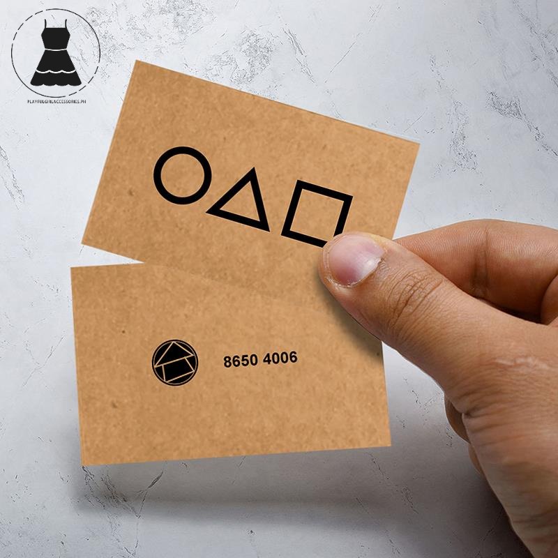 Squid Game Calling Card Shopee Philippines