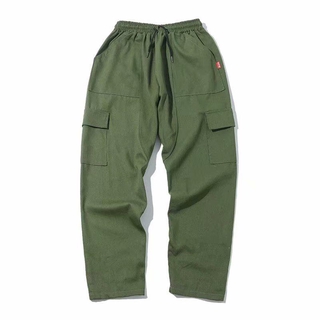 green cargo work pants