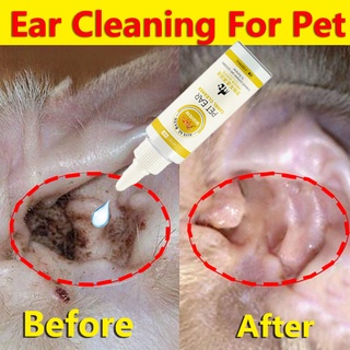 Pet Ear Drops Solution for Infection Treatment Cat Dog Ear Remove Mites and Odor Cat Dog Ear Cleaner