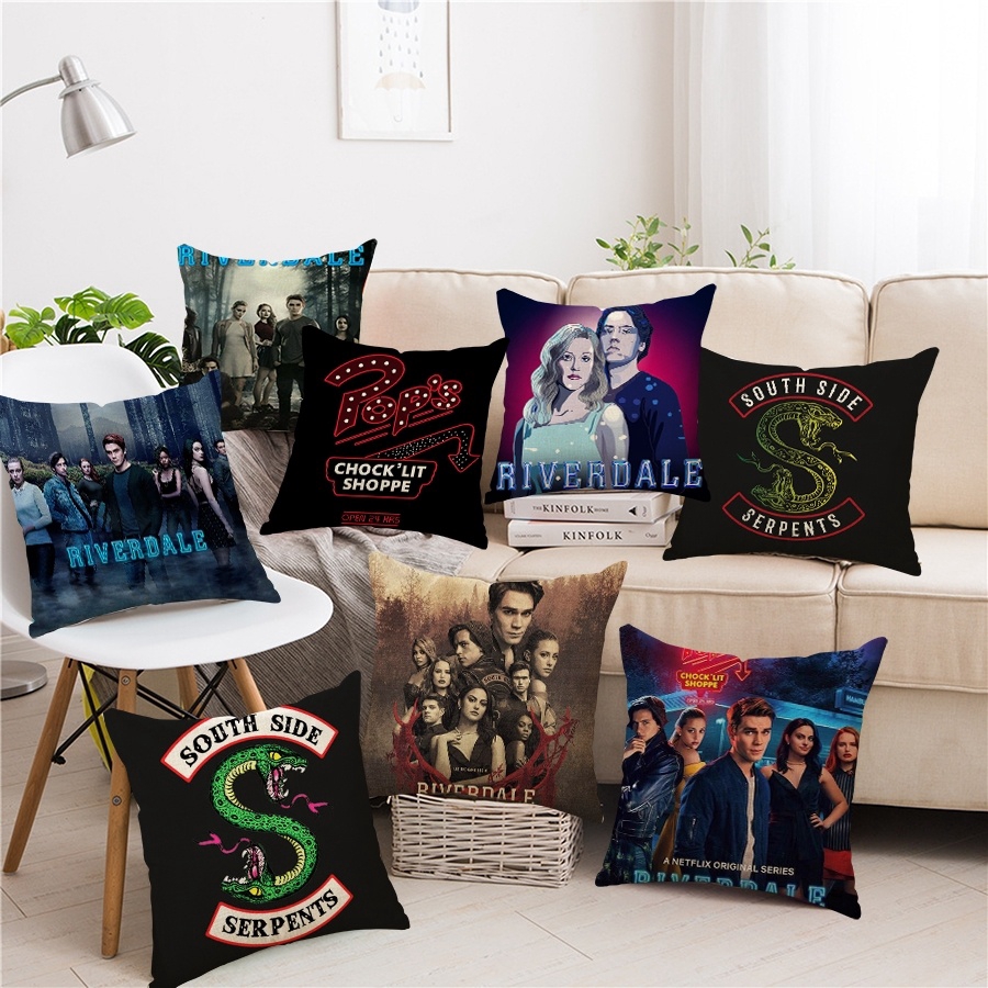 2020 Fashion Tv Show Riverdale Linen Throw Pillow Cases Car Sofa Linen Pillowcase Bedroom Decorative Cushion Cover Shopee Philippines