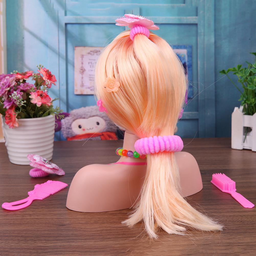 makeup and hair styling doll
