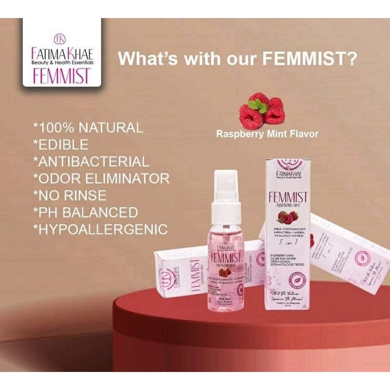 [COD]FEMININE MIST FEMININE SPRAY NATURAL EDIBLE NO RINSE PH BALANCE