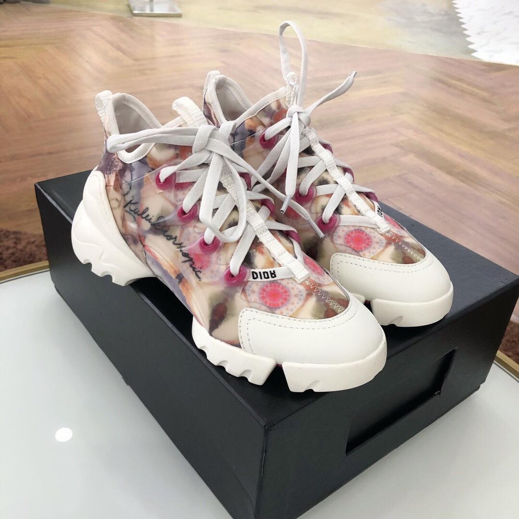 dior floral sneakers