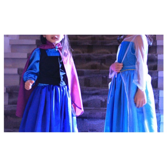Frozen Costume for Kids Anna and Elsa 