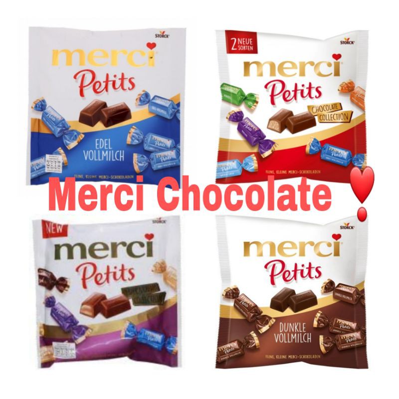 Merci Chocolate Chocolate / 4 Flavors 125g Shopee Philippines