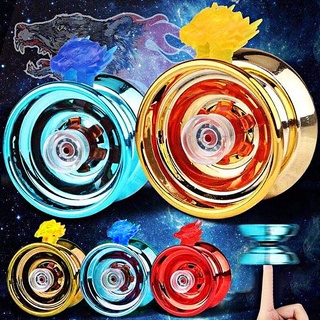 Aluminum Alloy Magic Yoyo Competition Luminous Professional Trick Yoyo with Spinning String Toys