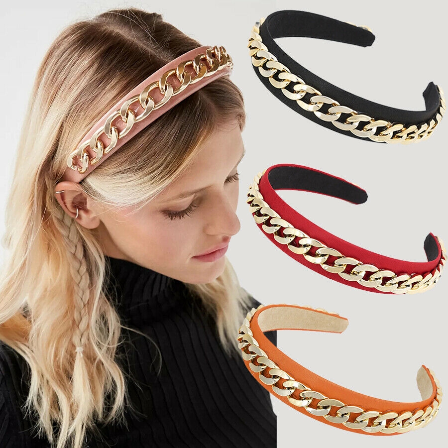 Fashion Chain Ring Hairband Non Slip Hairband Headbands Women Hair Accessories Shopee Philippines