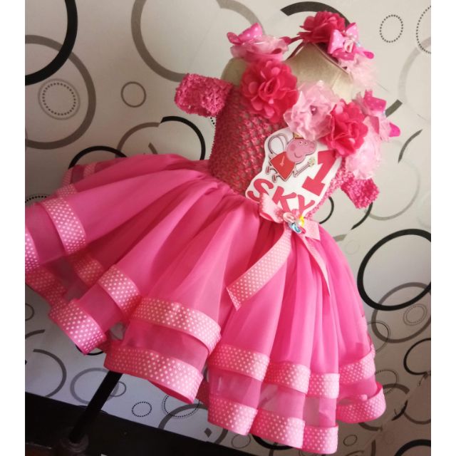 peppa pig 1st birthday outfit