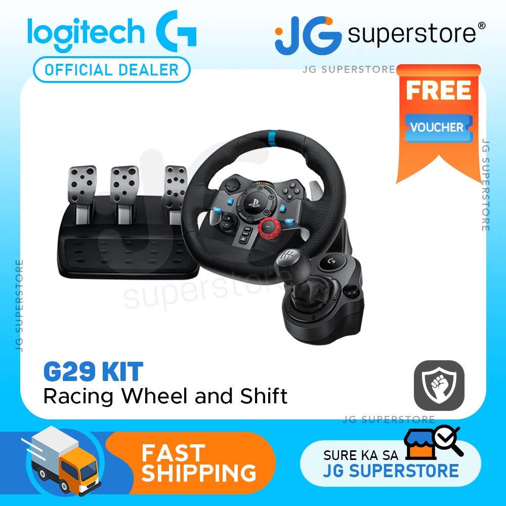 Logitech G29 Driving Force Console Wheel and Pedals with Drive Shifter