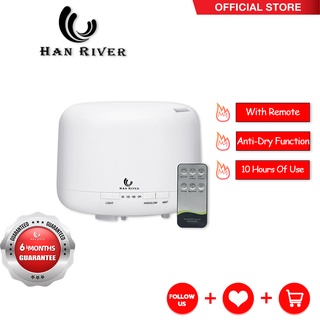 HAN RIVER Humidifier HRXXJ01 500ml Aromatherapy Essential Oil Diffuser Ultrasonic Air Humidifier