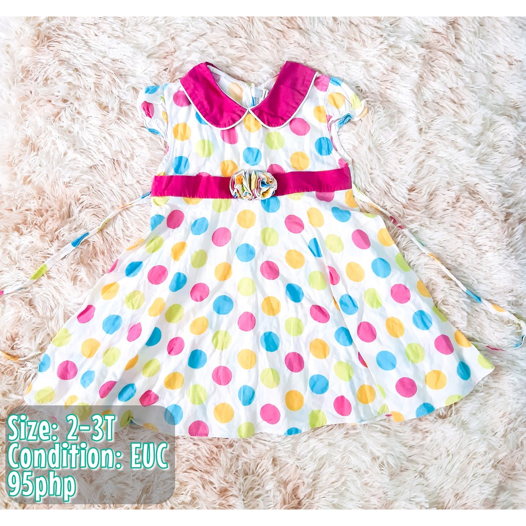 polka dot dress 3t