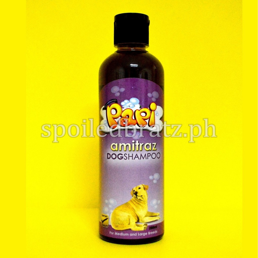 amitraz dog shampoo