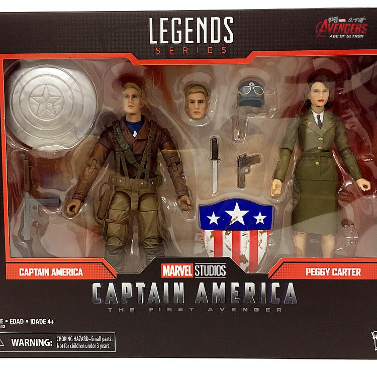 Marvel Legends 80th Anniversary World War Ii Captain America Agent Carter Set Doll Toy Model Figure Shopee Philippines
