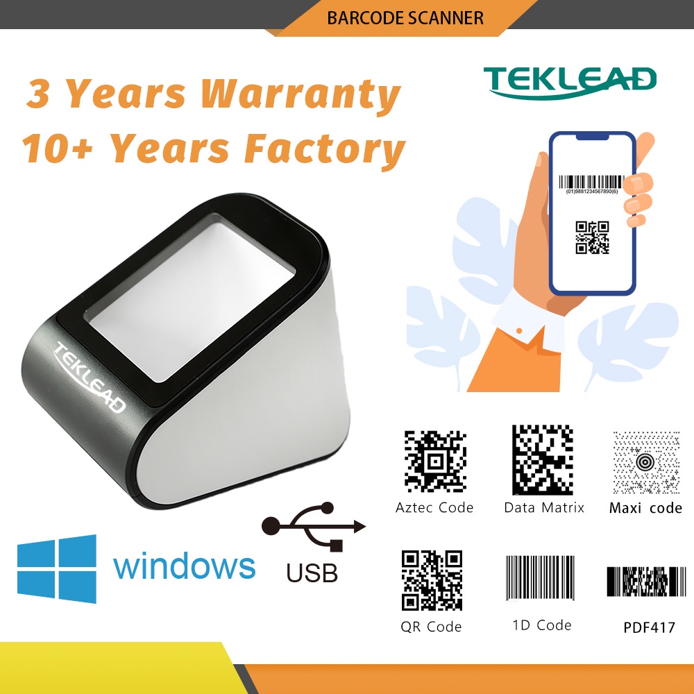 OTG conversion connection Wired Barcode Scanner USB Versatile Scanning