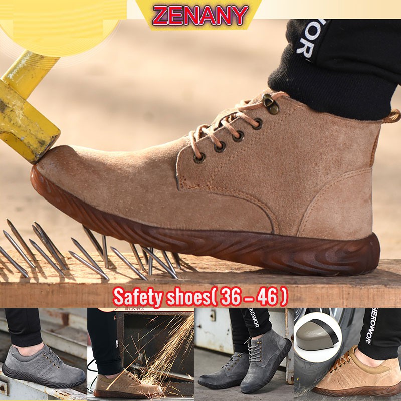 low steel toe boots