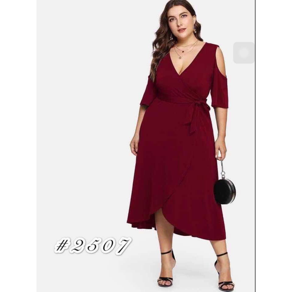 Plus Size Off Shoulder Evening Wear Long Back Special Occasion