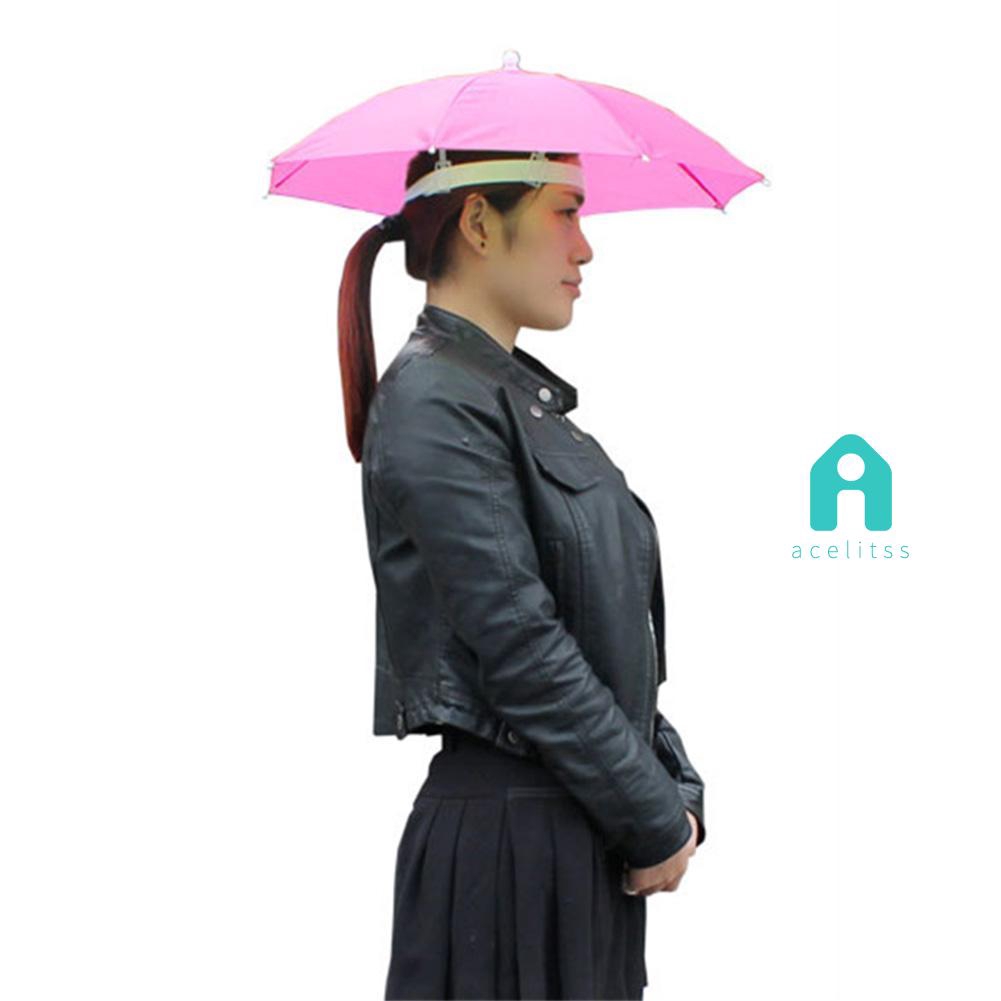 umbrella hat pink