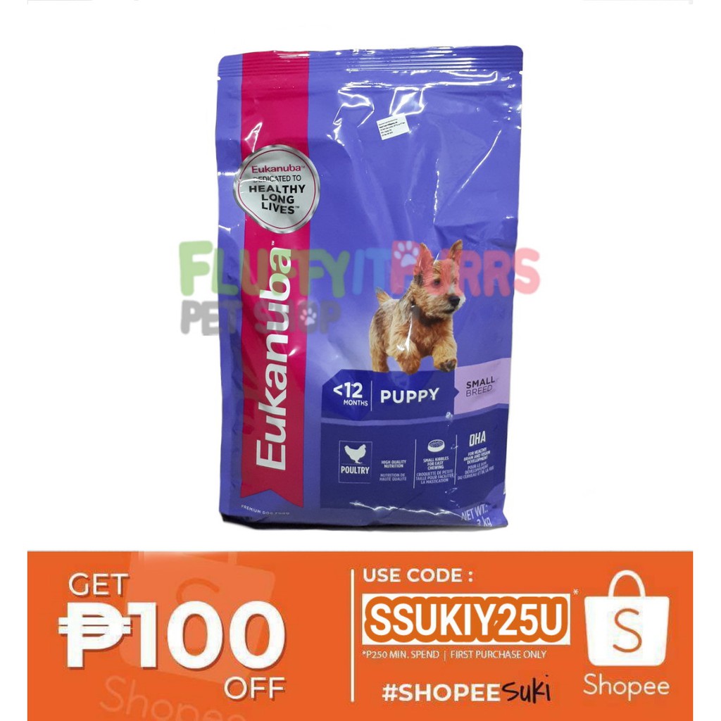 eukanuba puppy 3kg