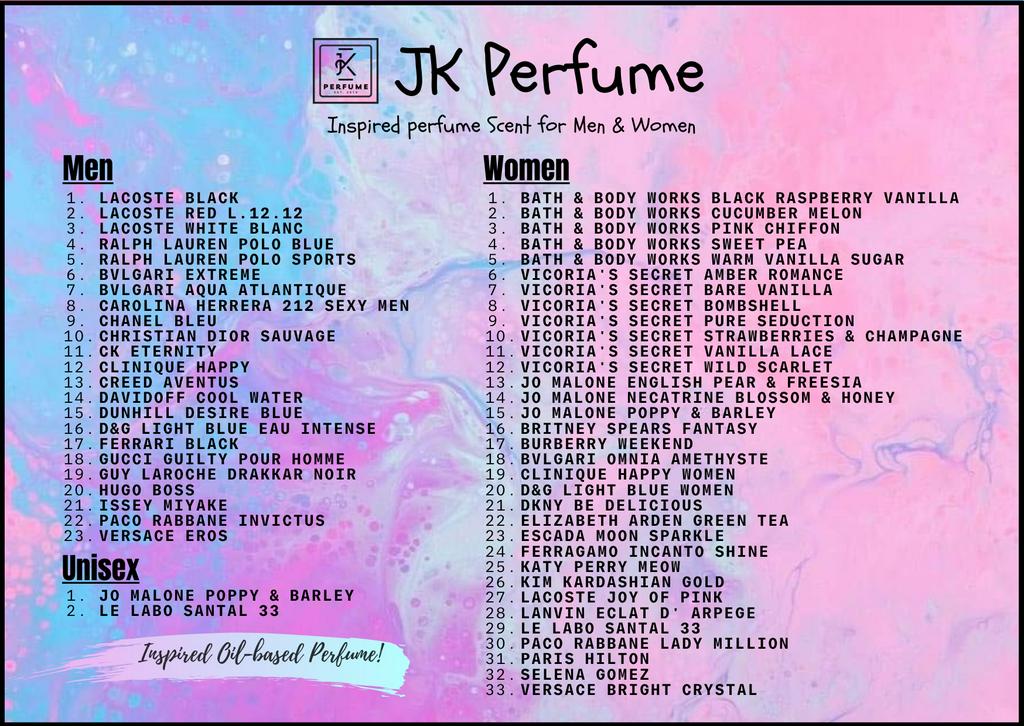 JK Perfume, Online Shop | Shopee Philippines