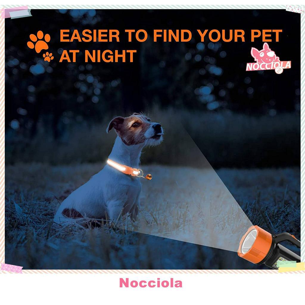 NOCCIOLA Dog and Cat Pet Collar  Adjust Safety Buckle Bell Leash for Puppy Dog and Cat Puppy #9