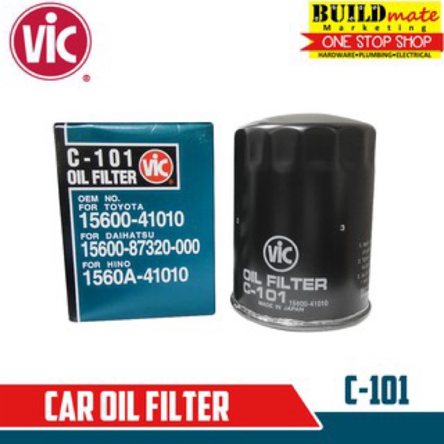 Oil Filter Vic C 101 Toyota Revo Shopee Philippines