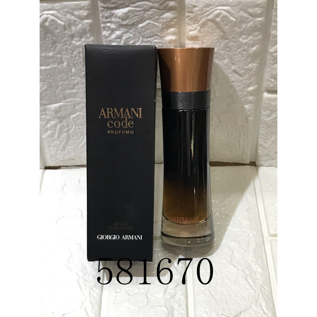 giorgio armani profumo code