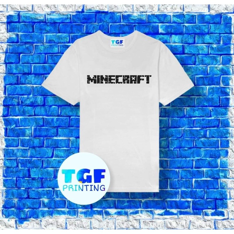 Minecraft logo vinyl print | Shopee Philippines