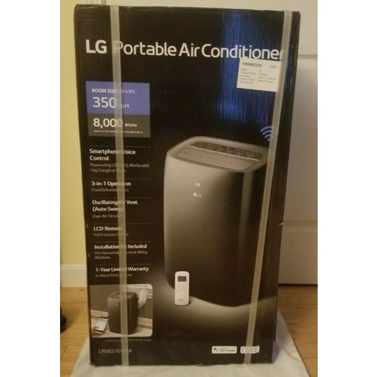 Lg 8000 Btu Smart Wi Fi Portable Air Conditioner And Dehumidifier Lp0821gssm Shopee Philippines 9872