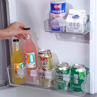 Refrigerator Partition Freely Adjustable Food Storage Rack Drugs Cosmetics Separating Shelve Divider #3