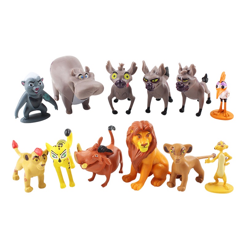 12pcs/lot Lion King Figure Toys Lions Nala Mufabi Saraa Pumbaa Timon Zazu  Bird Hippo Animal Model Do | Shopee Philippines