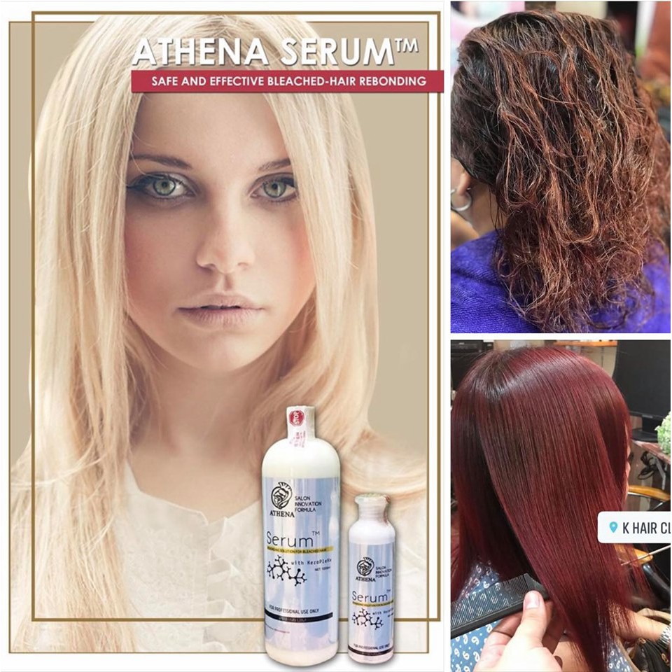 Athena SERUM 1000ml (Bleached-Hair Rebonding) | Shopee Philippines