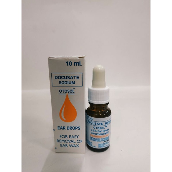 OTOSOL (DOCUSATE SODIUM) EAR DROPS 10mL Shopee Philippines