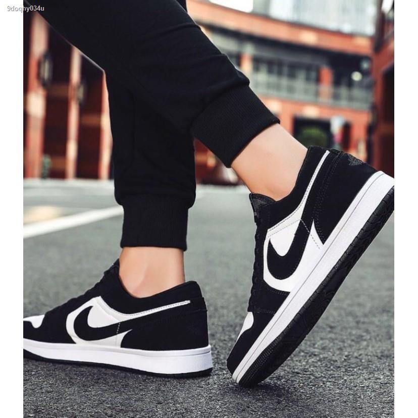 jordan 1 black and white low cut