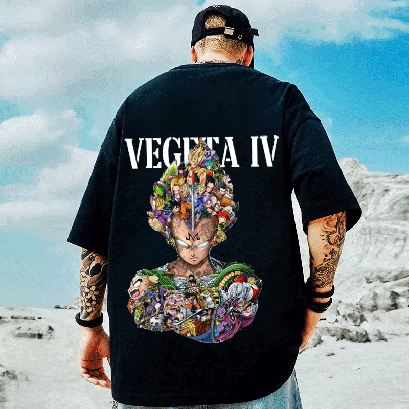 Vegeta IV Dragon Ball Oversized T-Shirt Anime for Men Women Inspired