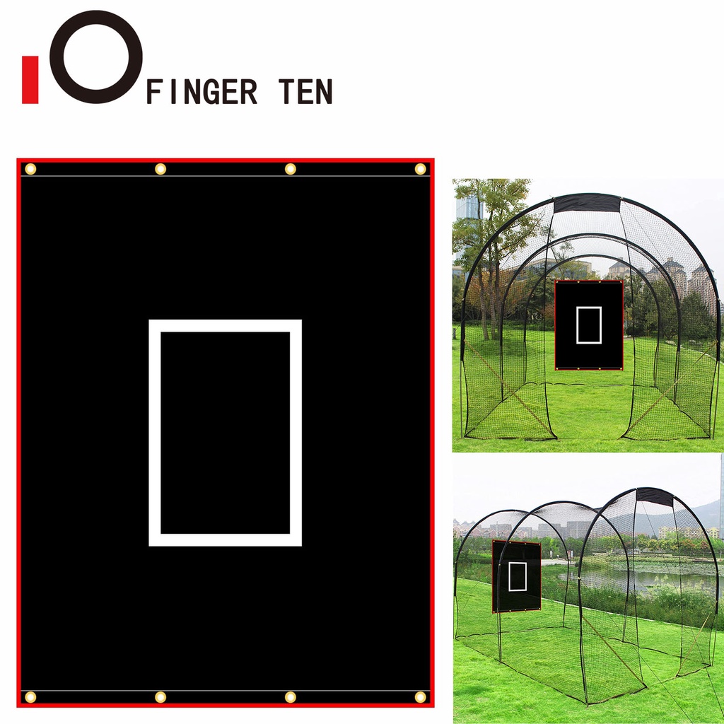 Training Baseball Pitching Backstop 6 x 4 ft Batting Cage Target